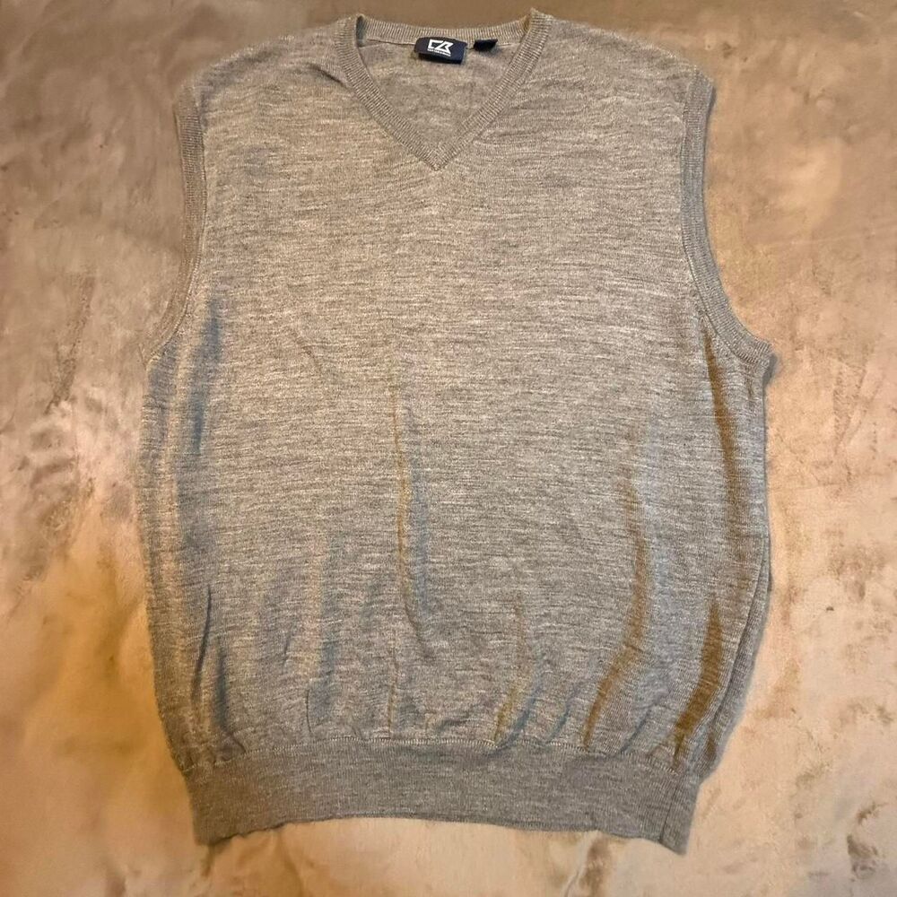 Cutter and Buck grey sweater vest Size XL - 0245